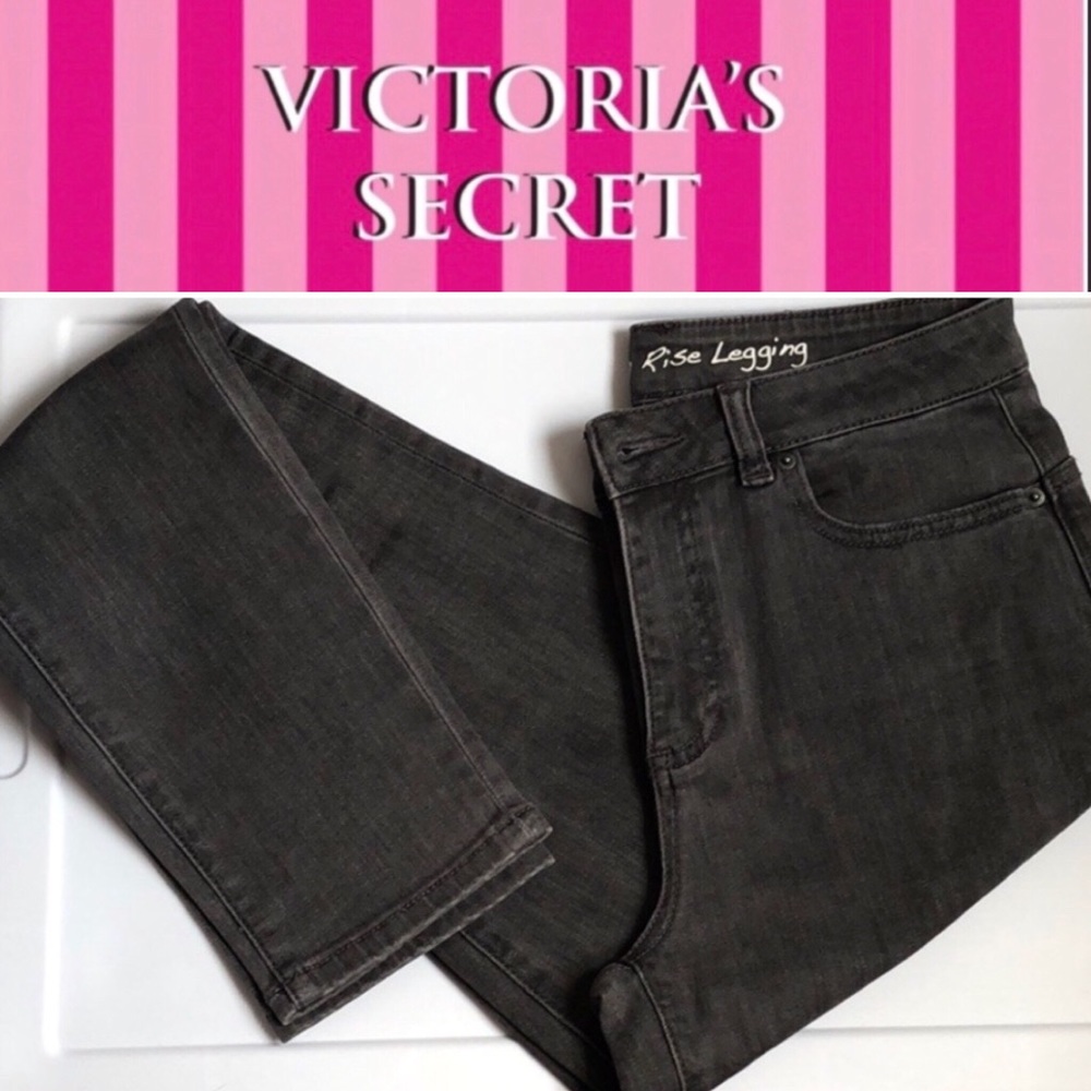 ♻️🆚👖 High Rise Jegging Skinny Gray Wash Denim